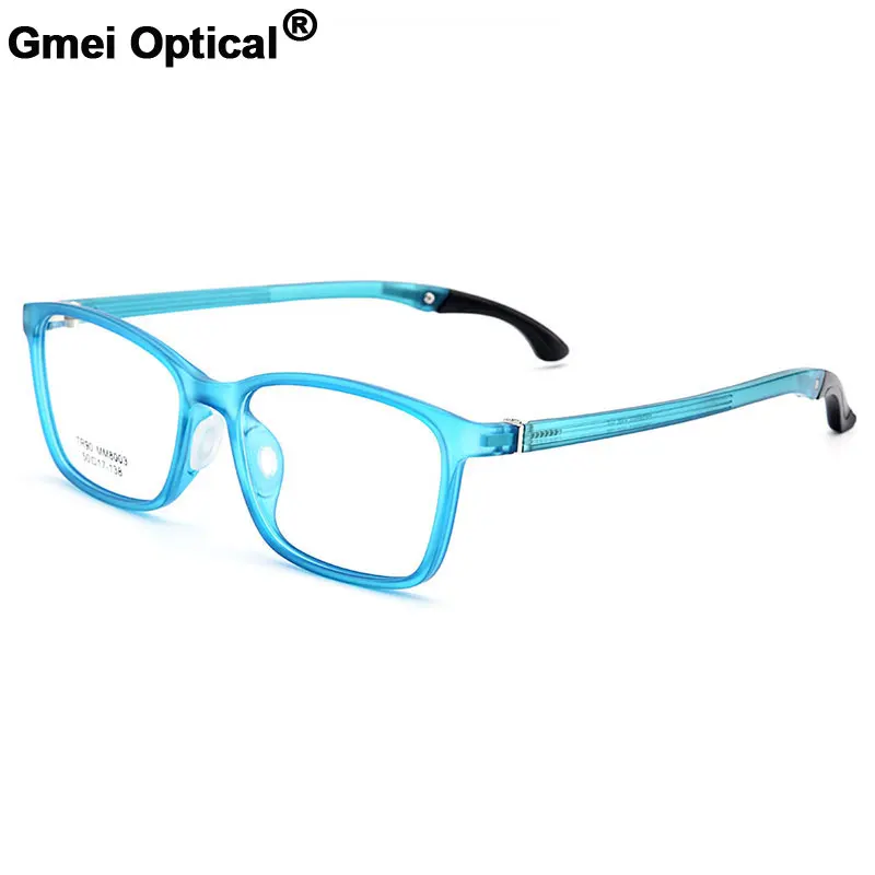 Gmei оптический Urltra-светильник TR90 студенческий полный обод оптических очков рамки с вешалками пластиковые близорукость дальнозоркости очки M8003