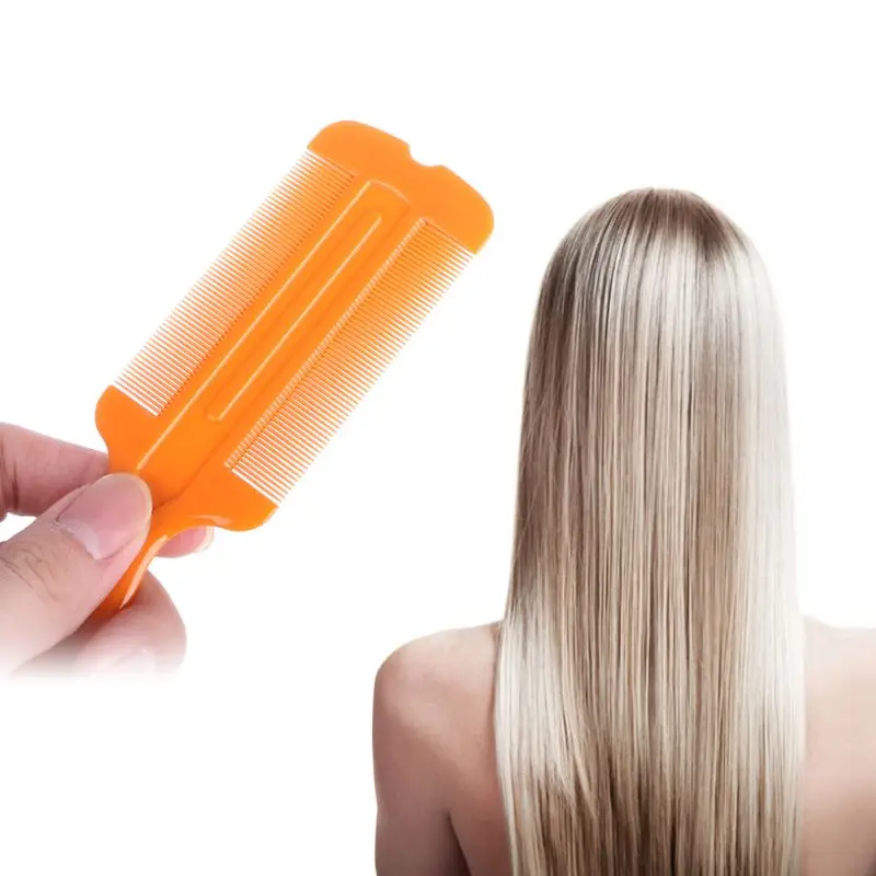 1PC Double Sided Nit Comb Fine Tooth Head Long Handle Lice Hair Combs