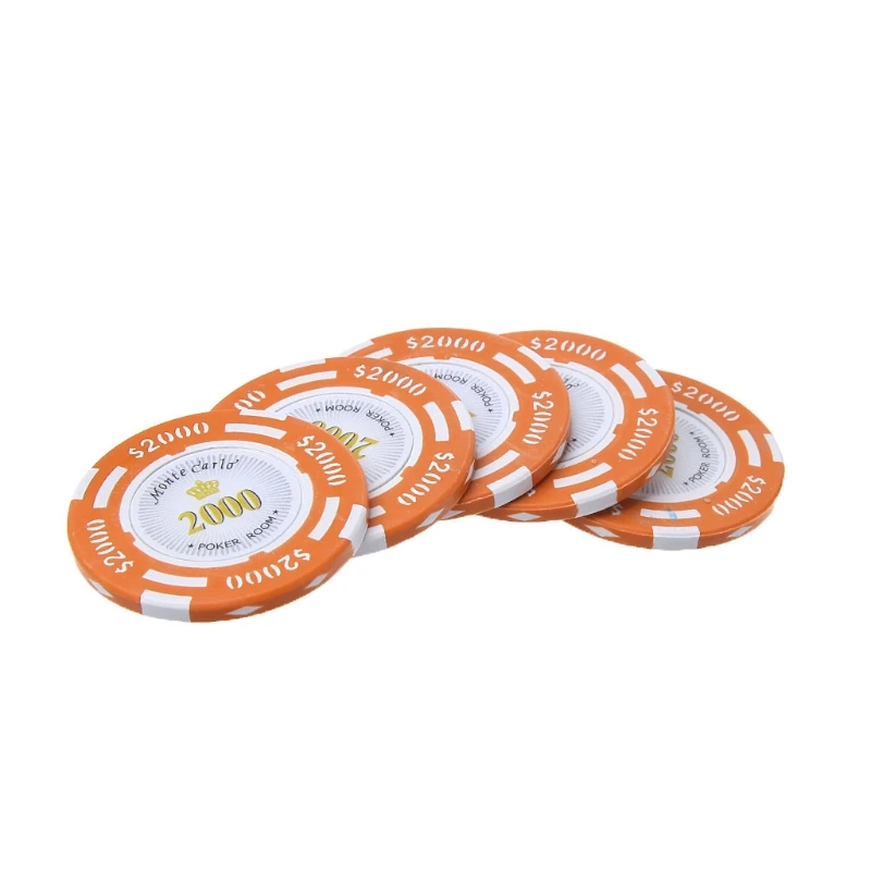 5 шт. покерные фишки глиняные монеты казино Техасский Холдем доллар Монета баккара Pokerstars 11 Тип