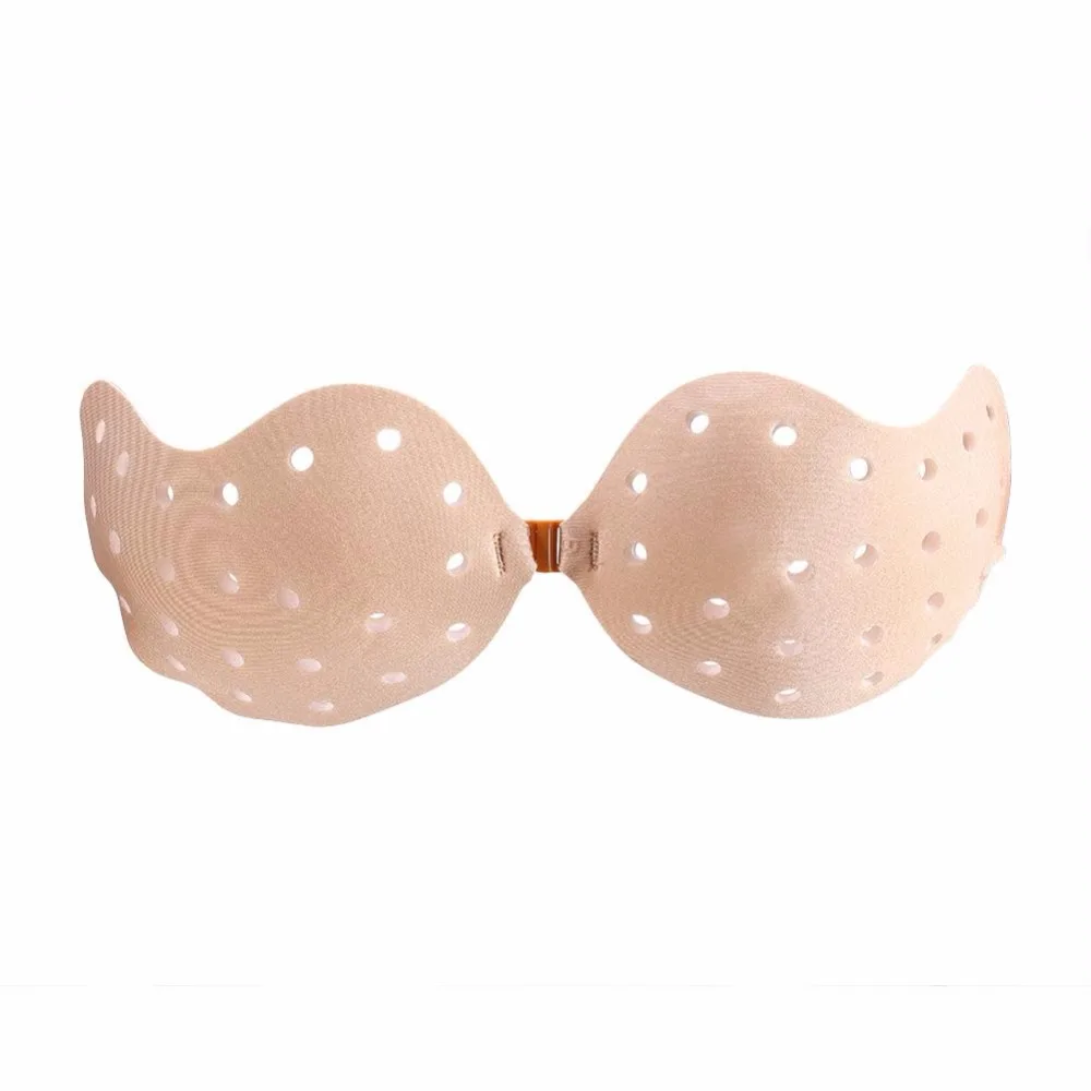 Strapless Invisible Bra Breathable Hole Wings Ventilation Bra Breast