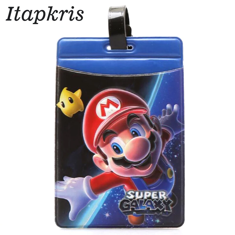 

15 Style Fashion Cartoon Badge Card Holder PVC Name Business ID Bus Card Case For Student Travel Accessories Badge Cover