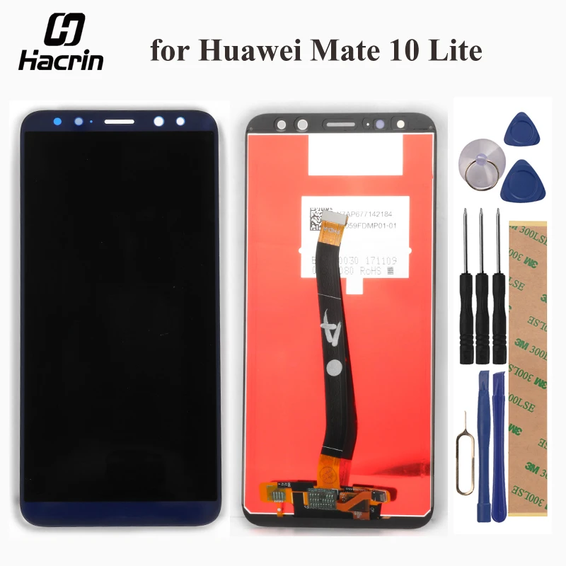 Для HUAWEI Mate 10 Lite ЖК дисплей + сенсорный экран с рамкой для Huawei дигитайзер сборка 5 9