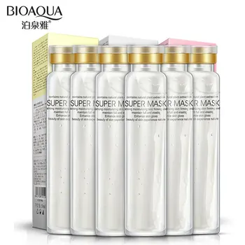 

BIOAQUA hyaluronic acid mask face care whitening moist in vitro spa facial mask makeup point noir peel off mask sheet skin care