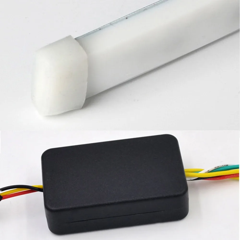 Auto Car Tailgate Turning Signal Light Bar Colorful LED Strip Trunk Light Strips Multicolor Braking Lamp #280798