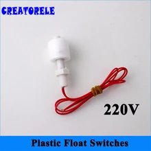 

PP material Horizontal Float Switch Down 45mm PFS4510 220v float switch in sensors Water Level Liquid Sensor Float Switch