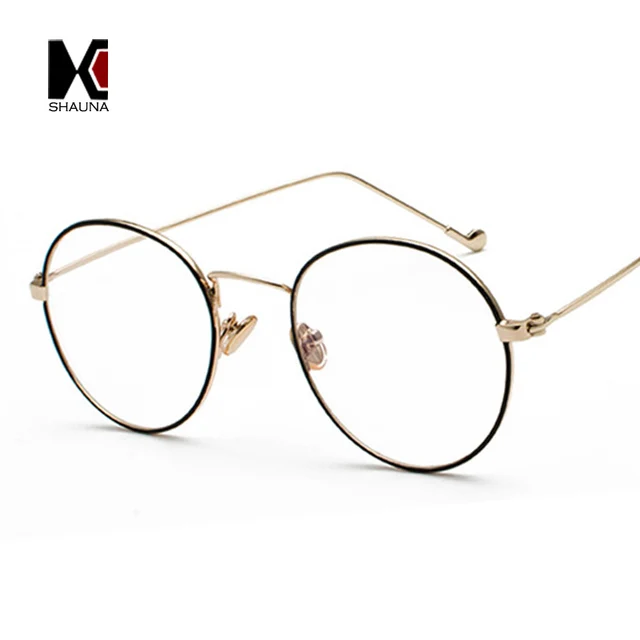 Shauna Anti Blue Rays Classic Women Round Eyeglasses Frame Fashion Men 