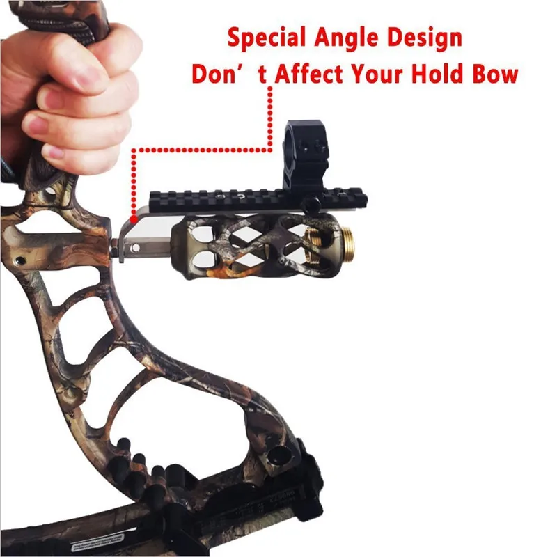 

Compound bow Barrel Mount Holder for Laser sight and Flashlight Torch Night Hunting