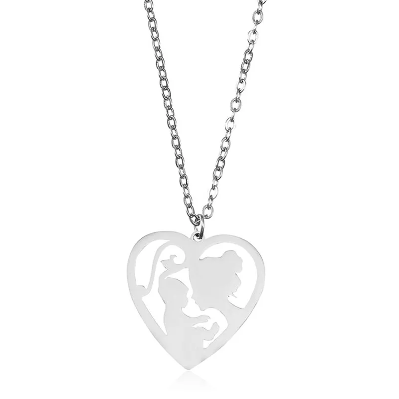Wholesale-Mother-and-Baby-Necklace-Trendy-Style-Stainless-Steel-Mother-s-Day-Pendant-Necklace-Jewellery-Mother (1)
