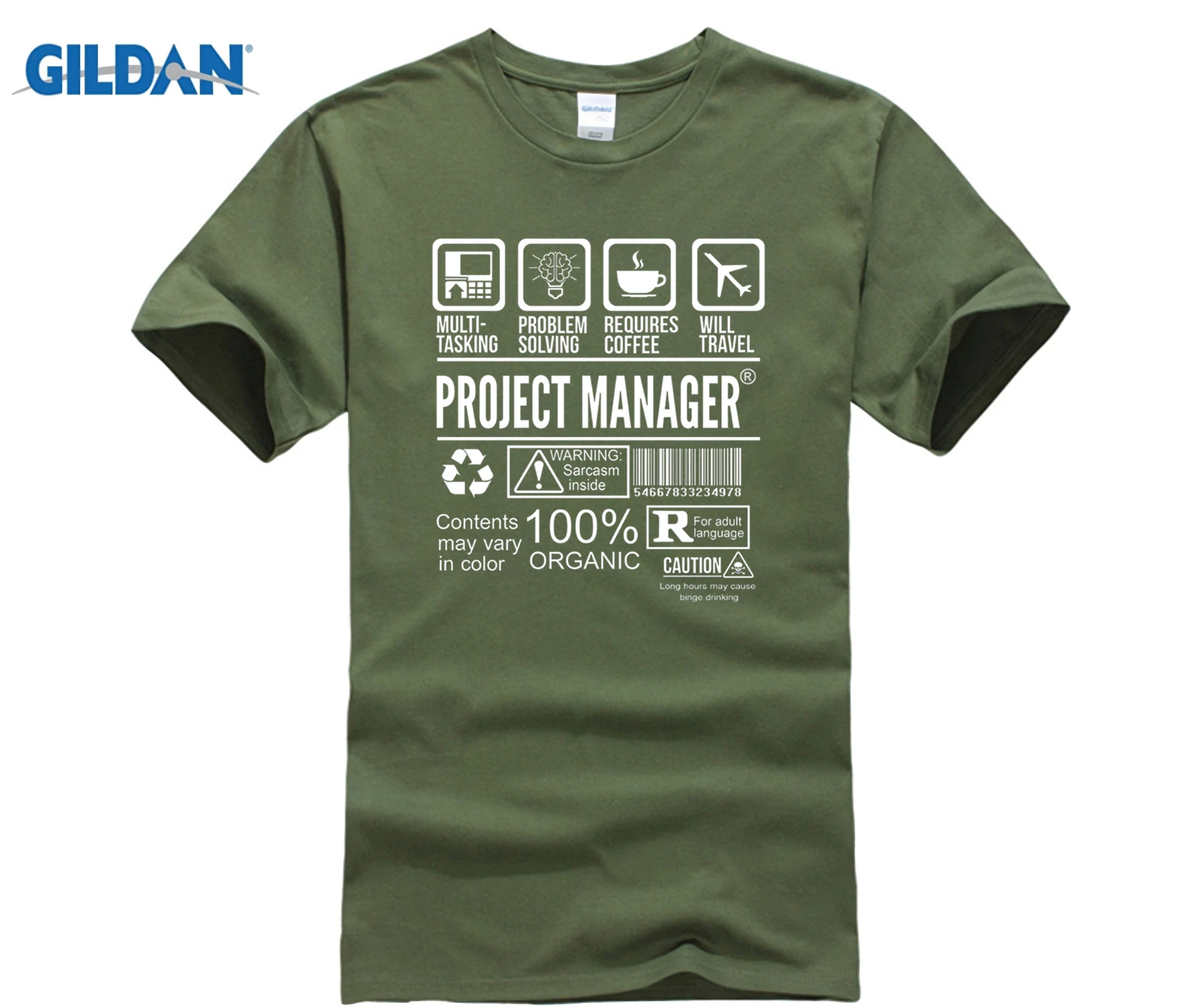 

GILDAN project manager shirt- Project manager multi-tasking sun men T-shirt
