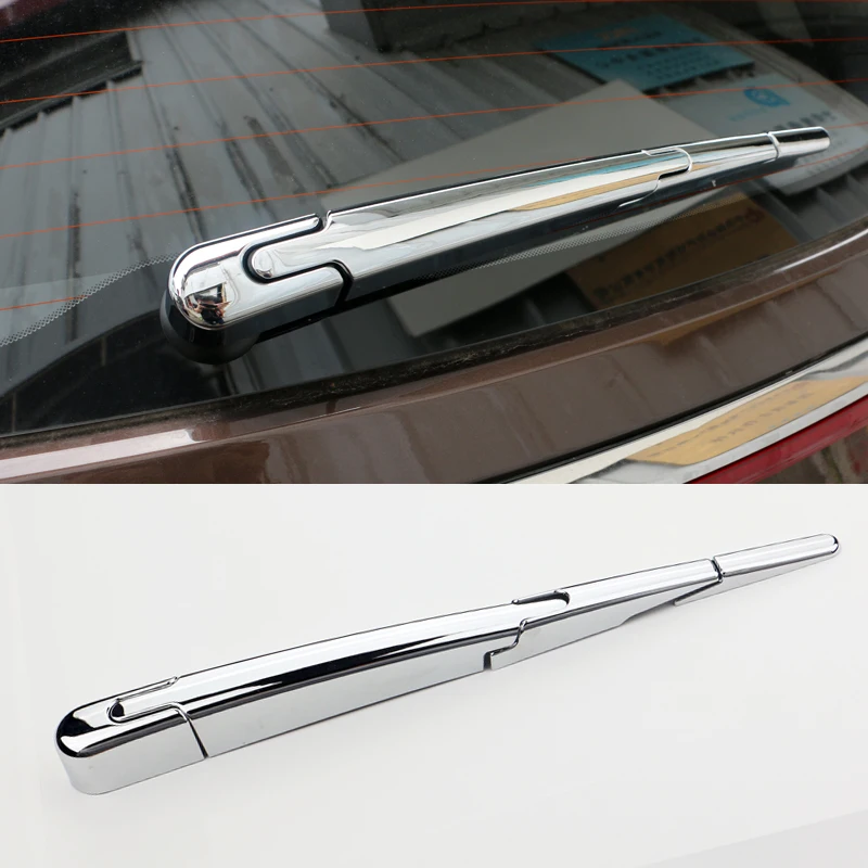 ABS Chrome Car Rear Wiper Protection Cover Rear Window Wiper Nozzle