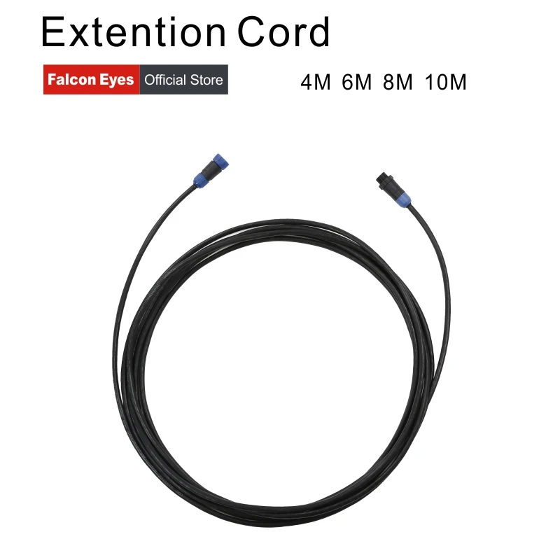 

Falcon Eyes Cable SP-XC04/ SP-XC06 / SP-XC08 / SP-XC10 Extension Cord 4m 6m 8m 10m for Photographic Lamp RX-12T/TD and RX-18T/TD