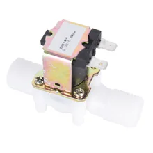 1/" пластиковый электромагнитный клапан Магнитная стиральная машина питьевой Диспенсер водяной пневматический переключатель регулятора давления 12 В 24 В 220 В