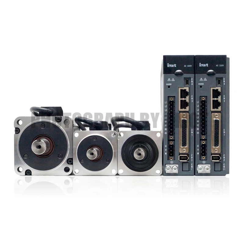 AC Серводвигатель 1.5кВт одиночный 220В импульсный EtherCAT CANopen драйвер 3000 об/мин 5Н. М