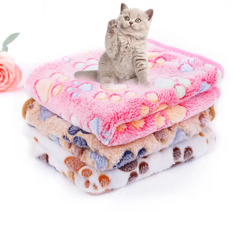 Couverture Chaude Pour Animaux De Compagnie Drap De Lit Pour Chiens Et Chats Tapis En Molleton De Corail Pour Chiots Et Chatons Couverture Coussin Pour Chiots Et Chatons Aliexpress