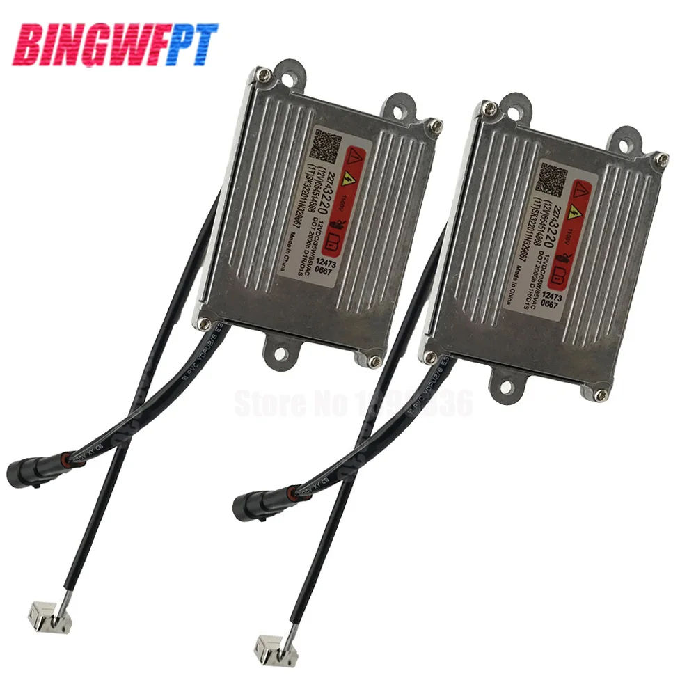 22743220 D1S D1R 35 W 4300 k 6000 k Ксеноновые балласт 124730667 электронный балласт автомобиль Hid healight Лампа Комплект - Цвет: 2pcsballast wire