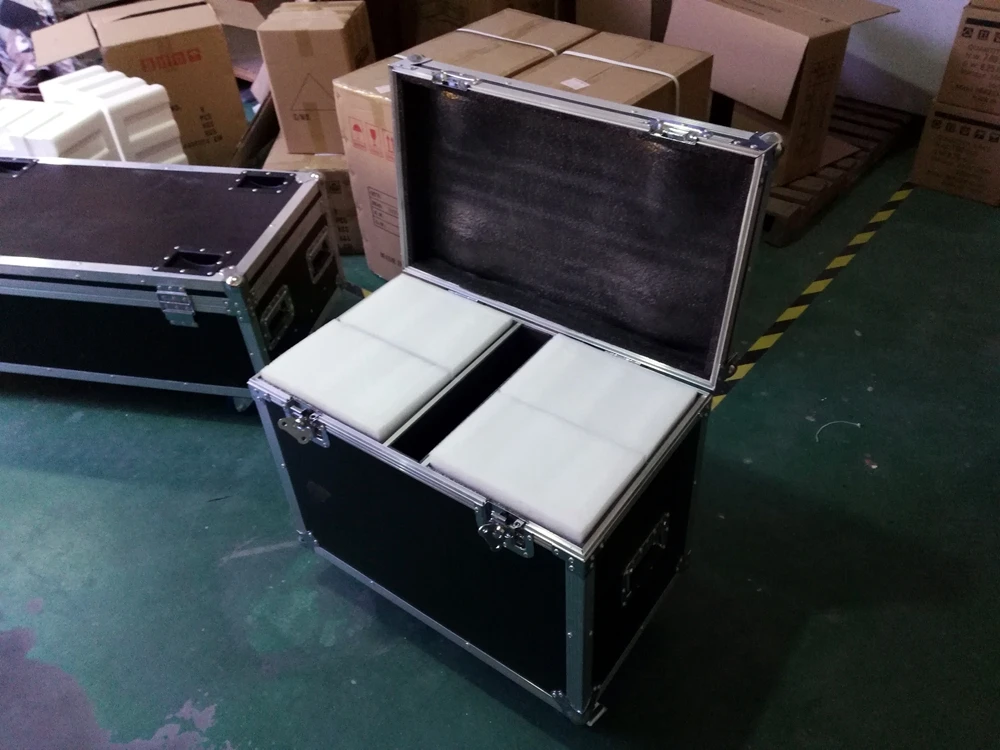 Roadcase Pack 300 Вт LED перемещение головы луч света США CREE LED, AC110V-240V DMX 21chs ce rohs 12x20 Вт LED Футбол перемещение головного света