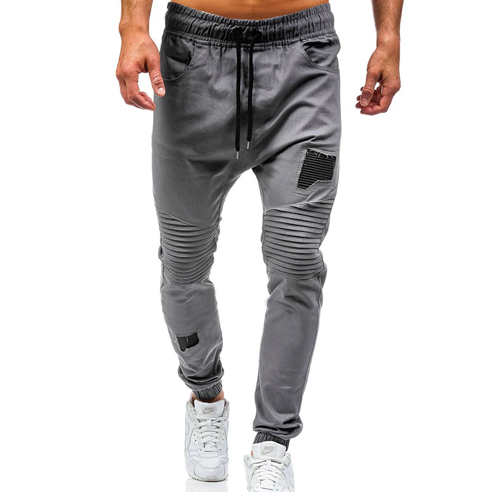 Уличная одежда для мужчин s Joggers, Брендовые мужские брюки, мужские брюки, повседневные камуфляжные штаны с отстрочкой, штаны для хип-хопа, спортивные штаны для бега цвета хаки