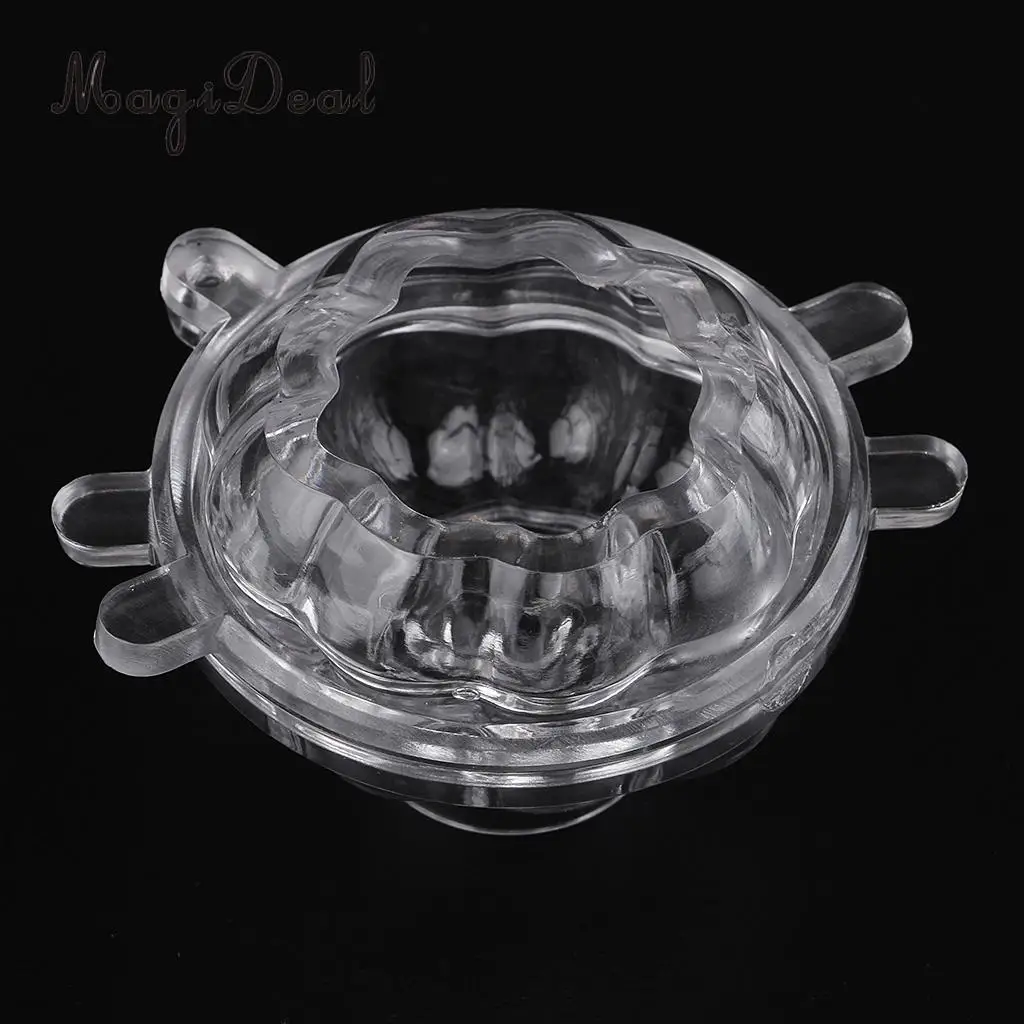 3D Pumpkin Shaped Plastic Clear Candle Making Mould Soap Mold for DIY Candle Making Halloween Decoration Craft Mold