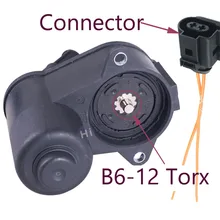 Novo 6/12 Torx 3C0998281A B6 3C0998281B Servo Motor Traseiro Pinça de Freio de Estacionamento para Passat CC Tiguan Audi 3C0998281 32330208