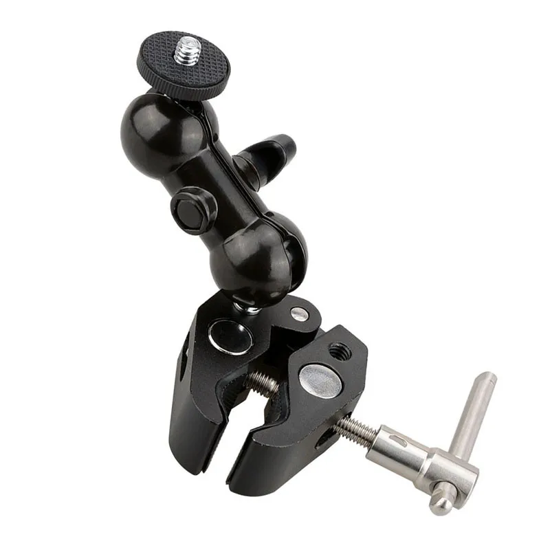 Clamp Ball Head Magic Friction Arm Mount Super Crab Clamp Articulating For DJI Ronin Gimbal DSLR Camera LCD Monitor LED C1235 (5)