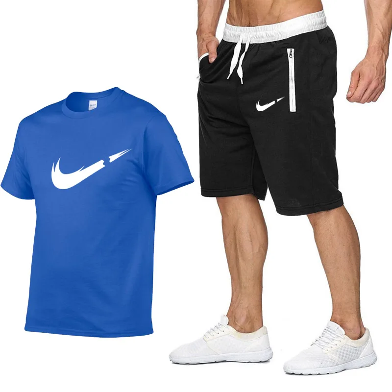 

T-shirt + Short Ensembles Hommes Lettre Imprimй Costumes D'йtй dйcontractй Tshirt Hommes Survкtements Vкtements De Marque Street