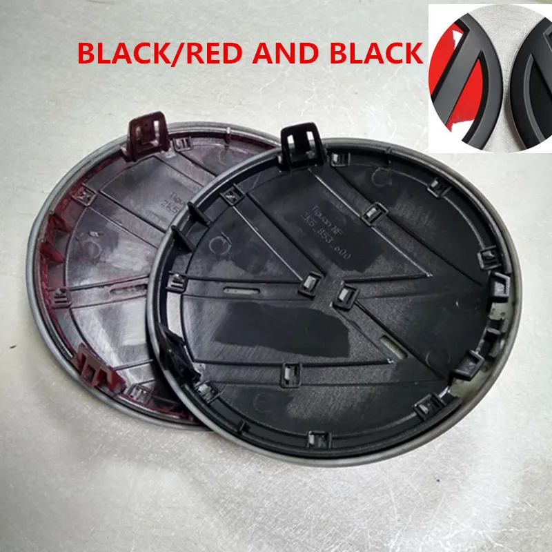 

4 Colors Car Auto Front Grill Badge Black And Red Front Bonnet Boot Symbol Emblem For VW Candy Tiguan L