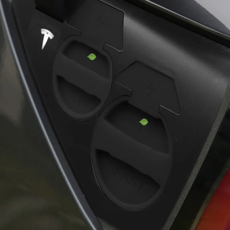 2 шт Два Цвета зарядный силиконовый чехол черный синий для Tesla Model 3 2018 2019|Крышки
