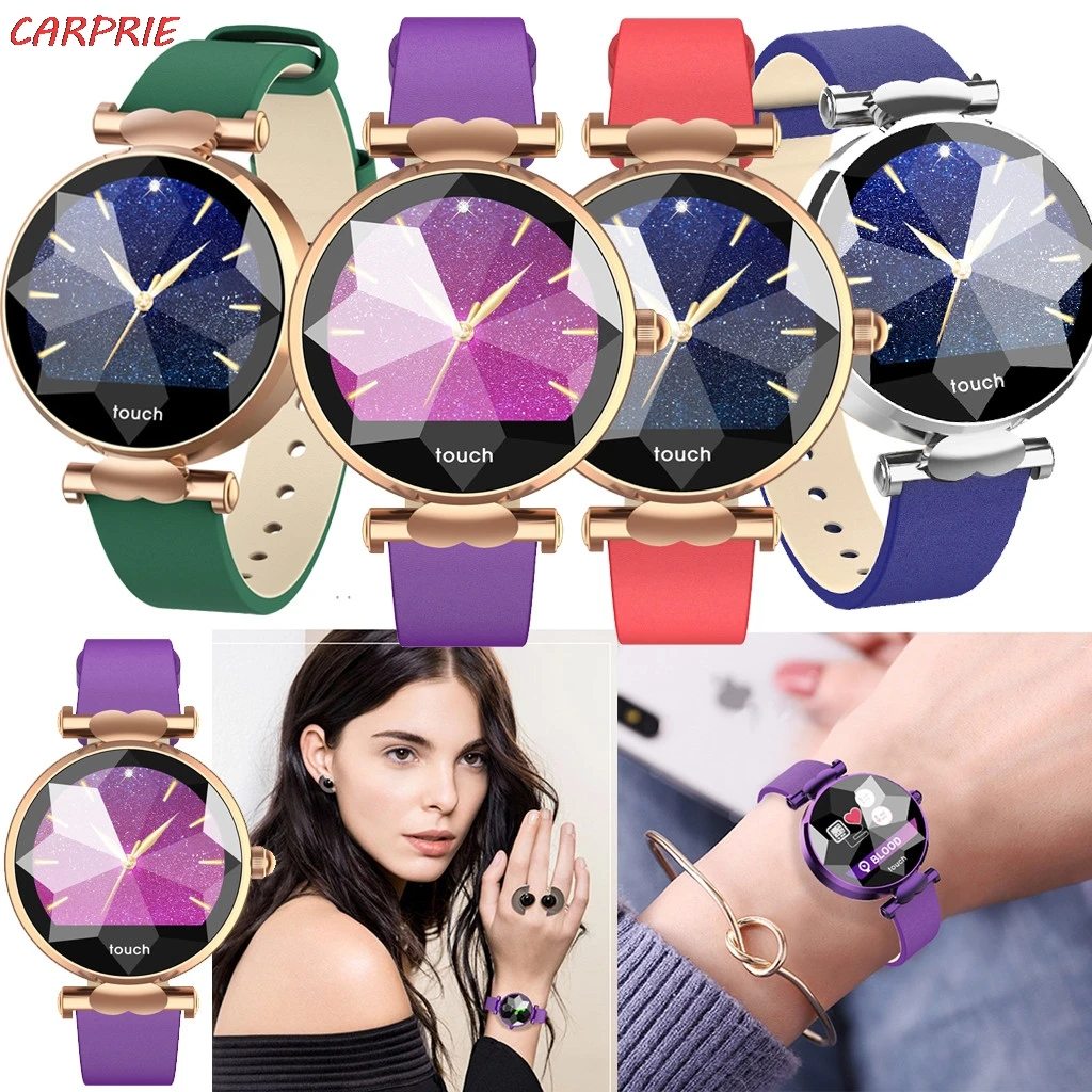 

CARPRIE Waterproof J2 Women Blood Pressure&Heart Rate Sport Smart Watch Bracelet for Android IOS Alarm Clock Z30418