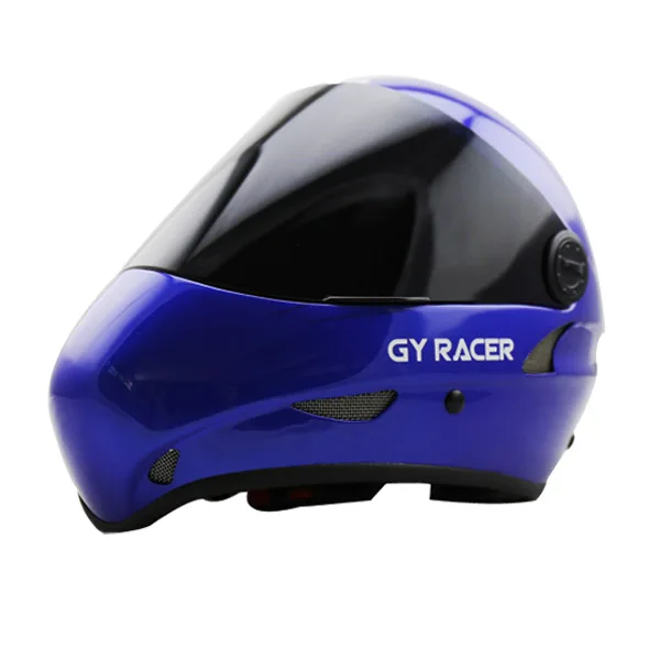

2019 with CE approved professional extremely sports head protector downhill BLUE longboard and skydiving helmet