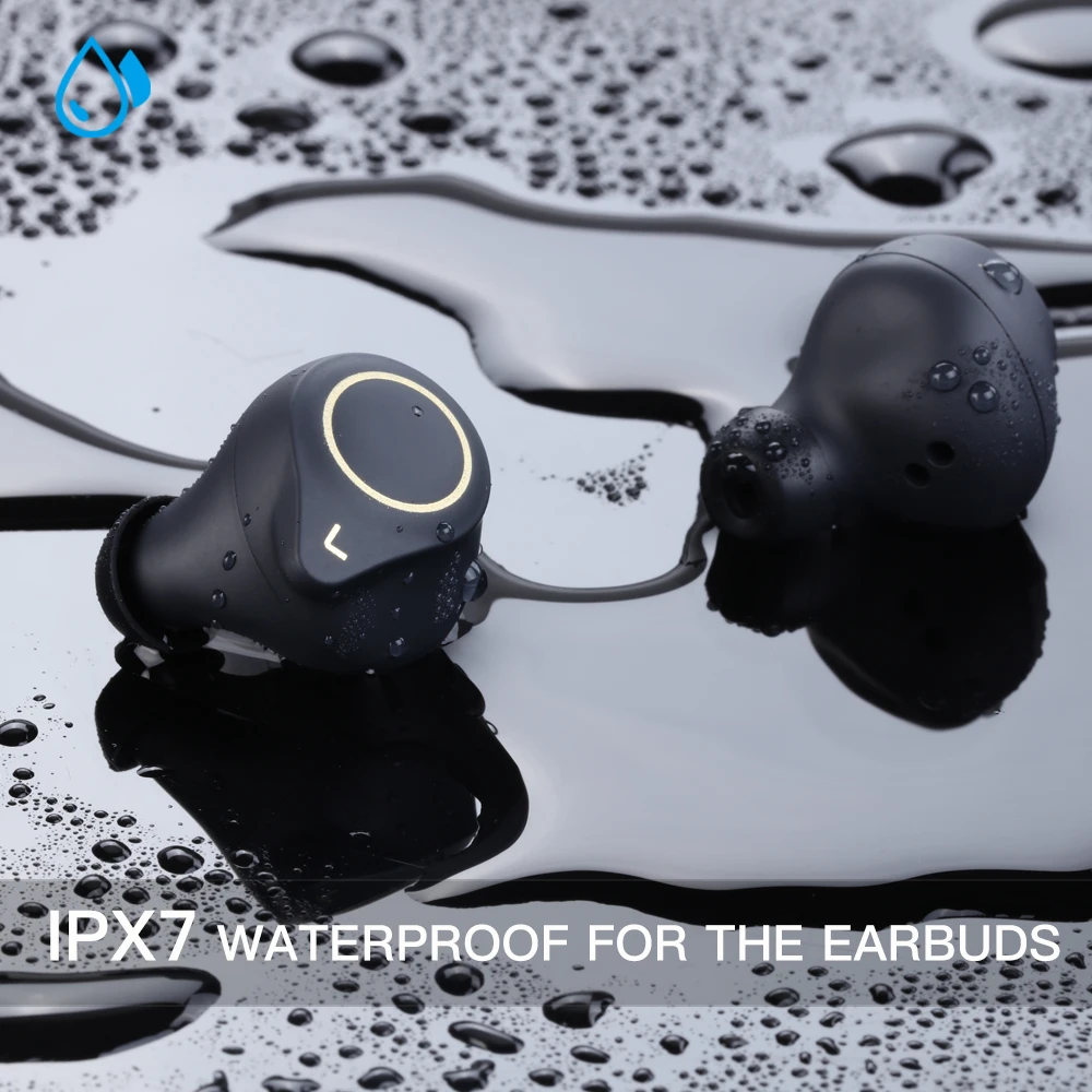 Wavefun aptX наушники HIFI Bluetooth наушники IPX7 водонепроницаемые CVC8.0 Беспроводные наушники с микрофоном для смарт-часов смартфонов