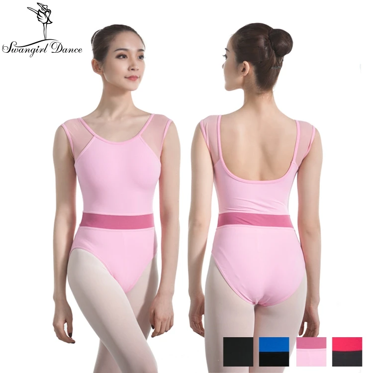 

2018 new sexy dance bodysuit ballet leotard for women mixed color gymnastics dance leotards ladies ballet costume for saleCS0707