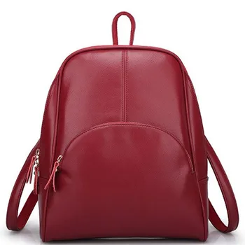 

070218 new hot yesetn women fashion PU leather backpack lady casual travel bag