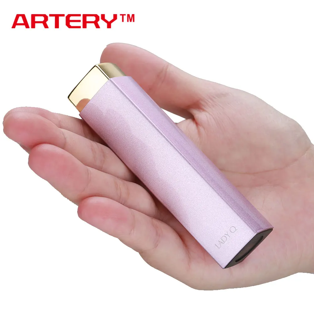 Jual Asli Arteri Lady Q Starter Kit Built In 1000 mAh Baterai w klasik Lipstik Desain   1.5 ml Tangki   LQC Suppressible Coil Vape