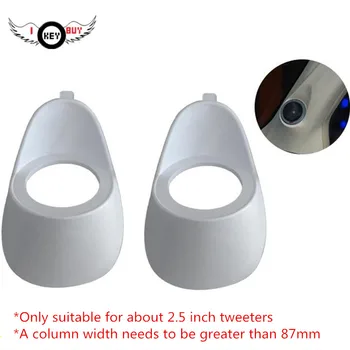 

Free Shipping 2.5 Inch 2 PCS Car Audio A Column Tweeter Inverted Mold Two-way Inverted Mold Bracket Tweeter Plastic Mold Base