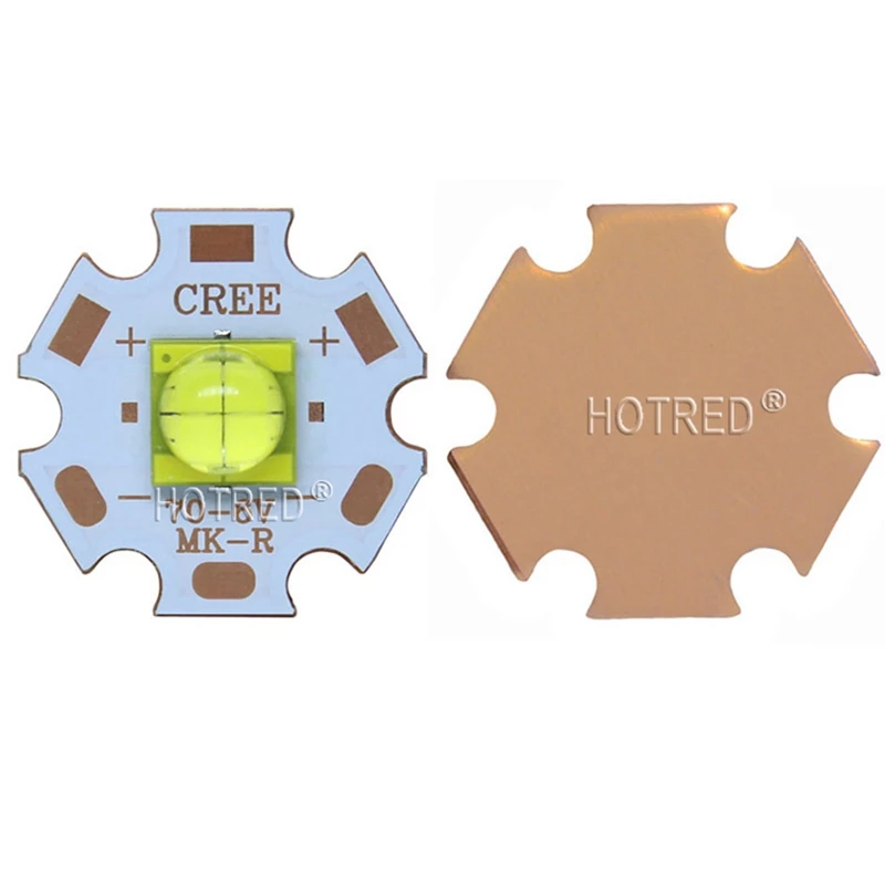 Новый 1 комплект 6 в ETI 7070 20 Вт светодиодный ОД с излучателем диода вместо MKR MCE XHP50