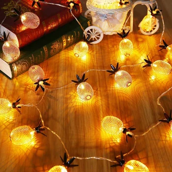 

LED String Lights Battery Pineapple Shape Night Light Lamps For Garden Christmas Party Home Bedroom Halloween Wedding Decoration