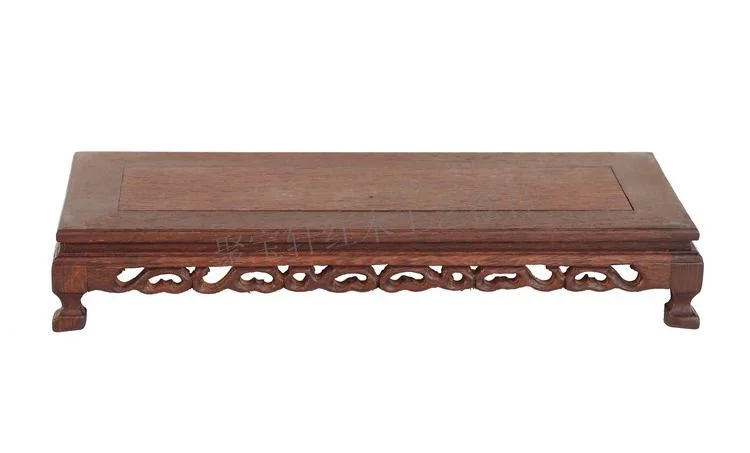 

Mahogany Wood Carving Handicraft Furnishing Articles Base Wenge Flowerpot Shelf of Buddha Mammon Base