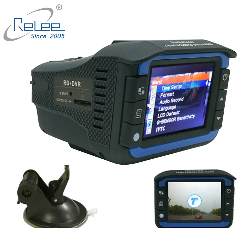 

Car camera built in GPS Dash camera Russia anti speed anti police radar detector DVR radar video recording security camera