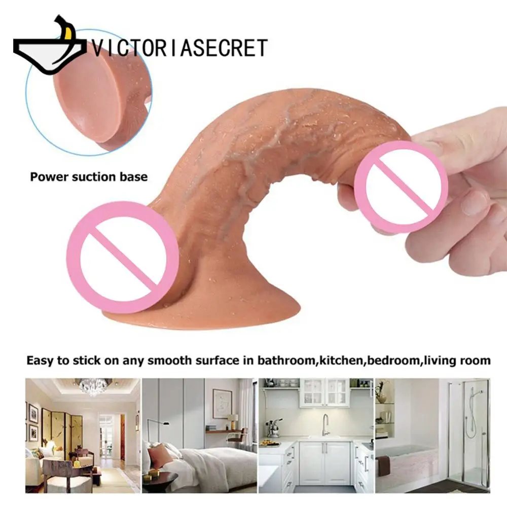 Erotic Dildo Penis Dildo Bullet Cock Penis Adult Toys Anal Butt Sex Toy Suction Cup Dick Woman Toy For Adults Falos SexShop dick