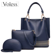 3Pcs/Sets Women Handbag 2019 Messenger Bags Ladies Fashion Shoulder Bag Ladies PU Leather Casual Female Shopper Bolsa Feminina 3Pcs/Sets Women Handbag 2019 Messenger Bags Ladies Fashion Shoulder Bag Ladies PU Leather Casual Female Shopper Bolsa Feminina