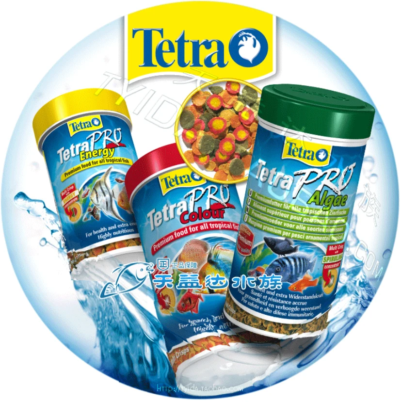 

Tetra Pro Crisp Colour Energy Algae Food for All Ornamental Fish Fish Food Feeder
