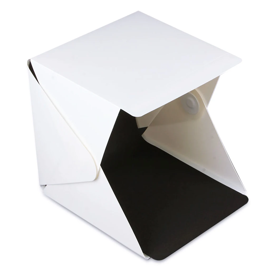 

Universal Mini Foldable Photo Studio Box Photography Backdrop Built-in LED Light Box Photography With LED Lighting Tent