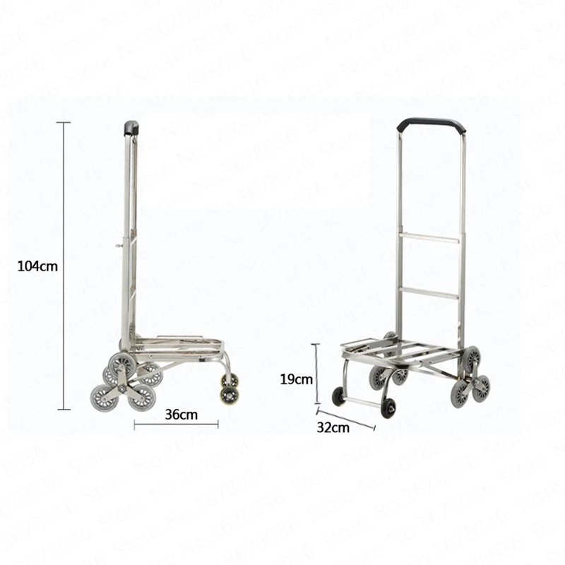 27% корзина из нержавеющей стальная багажная тележка коляска для скалолазания складная переносная маленькая тележка
