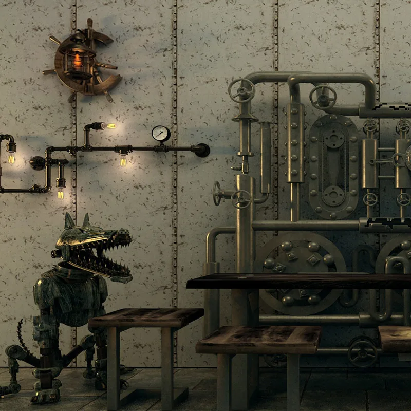 Popular Wallpaper Industrial-Buy Cheap Wallpaper Industrial Lots 3D PVC Stereo European Style Retro Wallpaper Bar Cafe Western Restaurant Industrial Style Wallpaper(China - Popular Wallpaper Industrial-Buy Cheap Wallpaper Industrial Lots