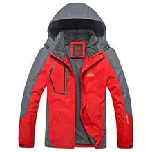 Spring autumn men Women Outdoor jacket Windproof Camping Hiking sports coat men fishing tourism jackets waterproof men red