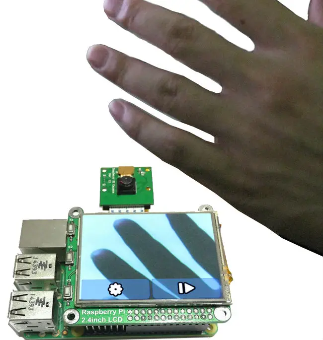 Raspberry Pi LCD 2 4 дюймовый сенсорный экран 48 МГц высокоскоростной ЖК дисплей smart than pi 3 5