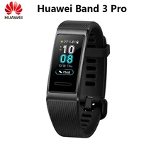 Смарт-браслет huawei Band 3 Pro с gps, металлическая рамка, экран 0,95 дюйма, водонепроницаемый, фитнес, пульс, режим сна