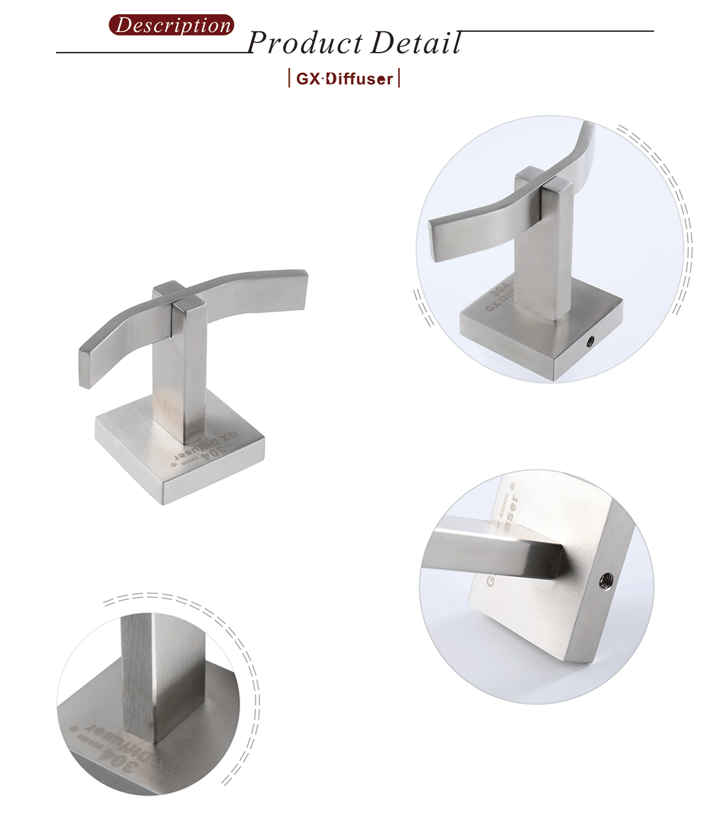 Hook Hanger Double hooks Brushed Kitchen Hanger (2)