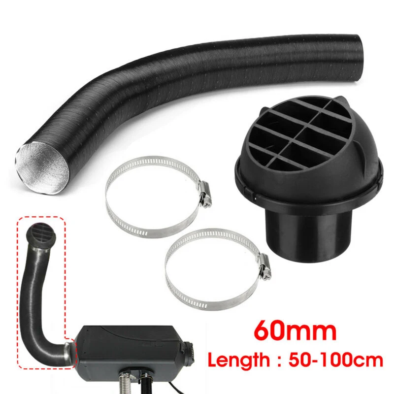 Spare Diesel Heater set Parts Pipe Air Outlet Hose Clip Clamp Replacement Metal Accessories Detachable Durable