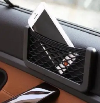 

Car Storage Net String Pouch Bag GPS Phone Holder Pocket Organizer Fit For BMW Ford Passat Peugeot Audi Toyota Chevrol